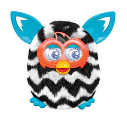 Интерактивная игрушка Furby Boom Теплая волна Черно-Белый в полоску