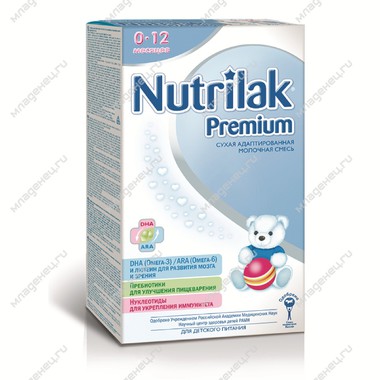 Заменитель Nutrilak Premium 350 гр с 0 до 12 мес. 0