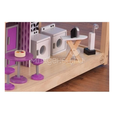 Кукольный домик KidKraft Самый роскошный So Chic, 45 предметов мебели, на колесиках 2