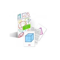 Дидактические карточки Маленький гений Геометрические формы