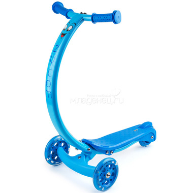 Самокат Zycom Zipster со светящимися колесами Синий 0