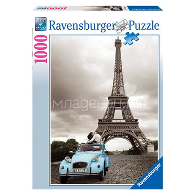 Пазл Ravensburger 1000 элементов Романтика в Париже 1
