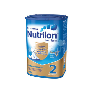 Заменитель Nutricia Nutrilon Premium 800 гр №2 (с 6 до 12 мес) 0