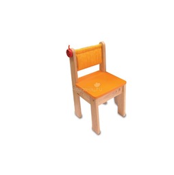 Стульчик I`m Toy Оранжевый с кармашком для мелочей