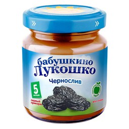 Пюре Бабушкино лукошко фруктовое 100 гр Чернослив (с 5 мес)