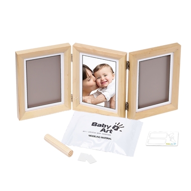 Рамочка Baby Art Double Print Frame (тройная) Натуральный 1