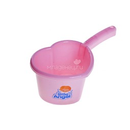 Ковшик для детской ванны Little Angel Розовый
