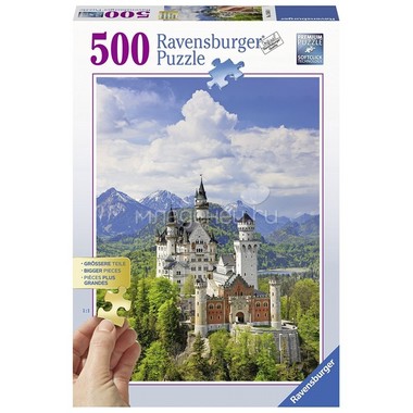 Пазл Ravensburger 500 элементов Замок в горах 1