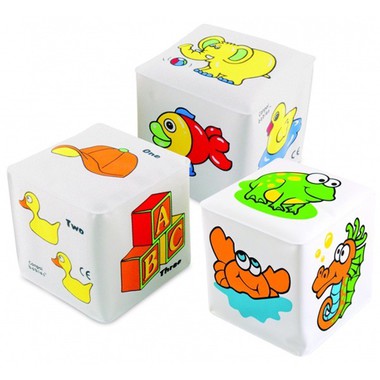 Развивающая игрушка Canpol Babies Кубик-погремушка (мягкий) 1