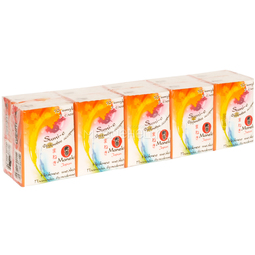 Платочки бумажные Maneki Sumi-e 3 слоя с ароматом фруктов 10 упаковок х 10 шт
