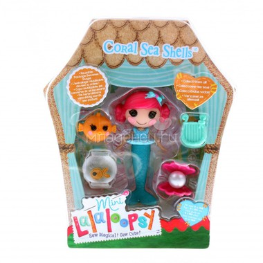 Кукла Mini Lalaloopsy с аксессуарами Coral Sea Sheels 0