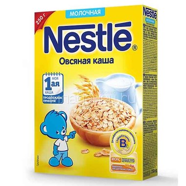 Каша Nestle молочная 250 гр Овсяная (1 ступень) 2