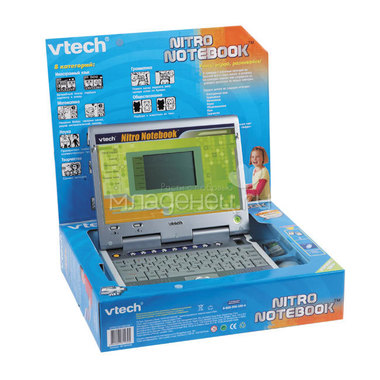 Обучающий компьютер VTECH Nitro Notebook (2 дополнительных картриджа) 1