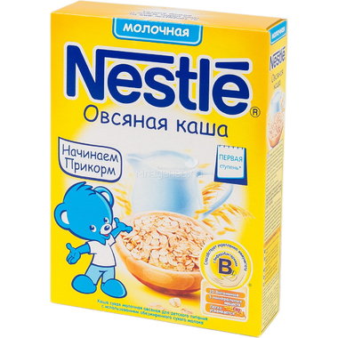 Каша Nestle молочная 250 гр Овсяная (1 ступень) 0