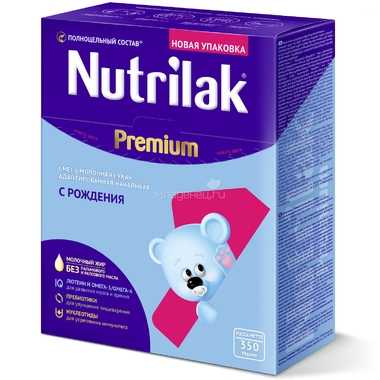 Заменитель Nutrilak Premium 350 гр № 1 (c 0 до 6 мес) 0
