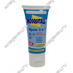 Крем от комаров Mosquitall Нежная защита 2в1 с 1 года 30 мл