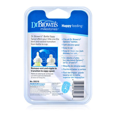 Соска-носик Dr. Brown's Для бутылочки с узким горлышком 2 шт (с 6 мес) 1