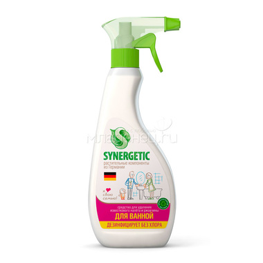 Средство для мытья сантехники Synergetic 500 мл 0