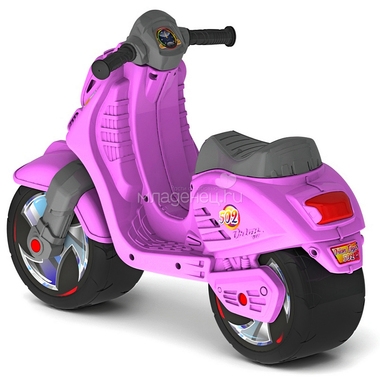 Каталка-мотоцикл ОР502 Скутер Розовый 1