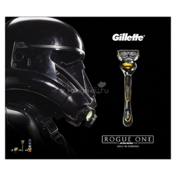 Подарочный набор Gillette Fusion ProShield Chill Бритва с 1 кассетой + сменные кассеты 3 шт + гель для бритья ActiveSport 170 мл