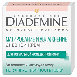 Крем для лица Diademine матирующий и увлажняющий дневной уход 50 мл