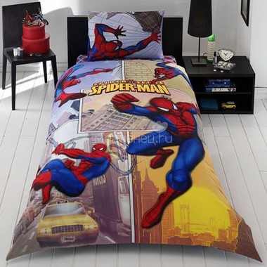 Комплект постельного белья ТАС 1.5 ранфорс Disney Spiderman Sense Dortlu 0