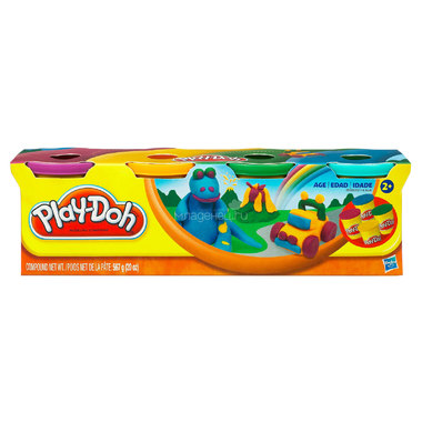 Набор для лепки Play-Doh 4 баночки в ассортименте 2
