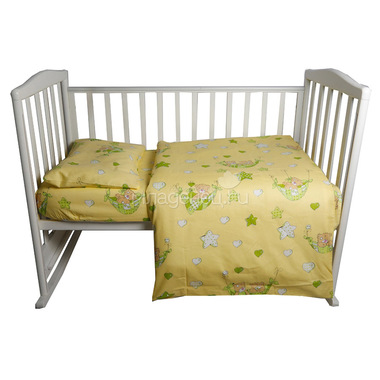 Комплект постельного белья детский Bambola Гамачки Желтый 0