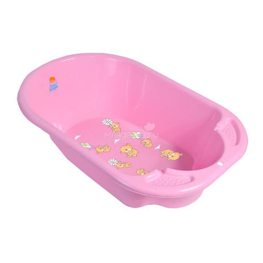 Ванночка Little Angel Дельфин с рисунком Цвет - розовый 0