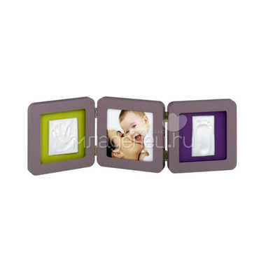 Рамочка Baby Art PRINT Frame тройная Фиолетовый с желтым 0