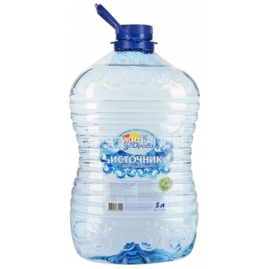Вода питьевая Источник здоровой жизни Негазированная 5 л (пластик) 0