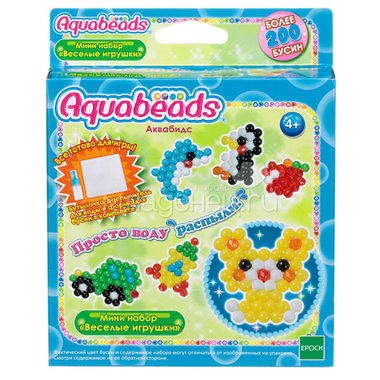 Мини набор Aquabeads Веселые игрушки 0
