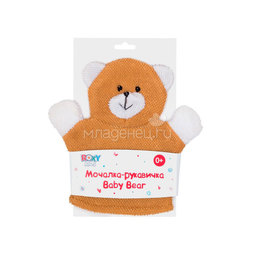 Мочалка-рукавичка Roxy-kids Baby Bear махровая