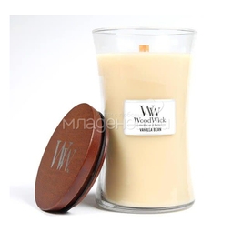Свеча WoodWick большая Натуральная ваниль