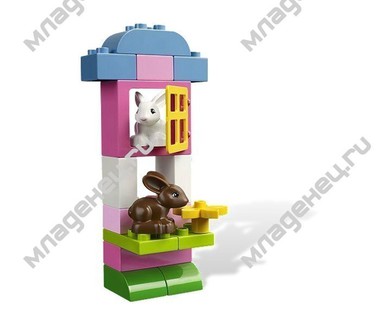 Конструктор LEGO Duplo 4623 Розовая коробка с кубиками 2