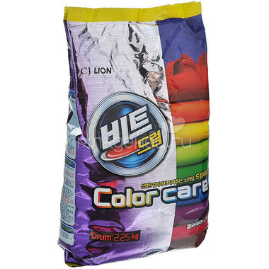 Стиральный порошок CJ Lion Beat Drum Color для цветного белья 2,25 кг 0