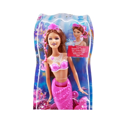 Кукла Barbie Русалки подружки с аксессуарами Серия Жемчужная принцесса С фиолетовым хвостом 1