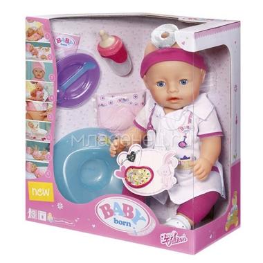 Кукла Zapf Creation Baby Born 43 см Интерактивная Доктор 1