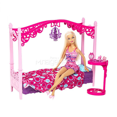 Игровой набор Barbie Кукла со Спальной комнатой 0