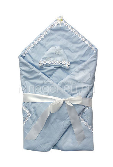 Одеяло-конверт на выписку Арго "Незабудка": 3 предмета, 90*90 см  0