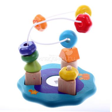 Развивающая игрушка I`m Toy Логическая малая (с гибкой проволокой и шнуровкой) 0
