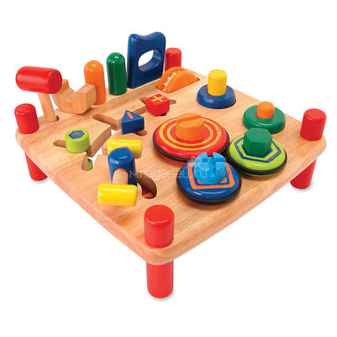 Развивающая игрушка I`m Toy Панель с набором столярных принадлежностей 0