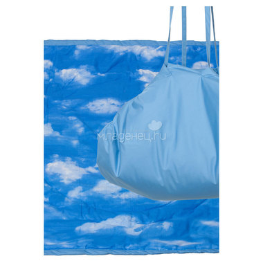 Коврик Чудо-Чадо переносной/сумка Голубой/Облака 0