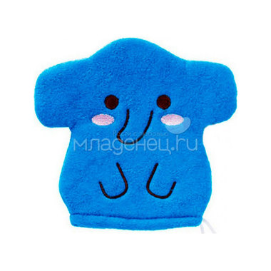 Рукавичка для мытья тела Kokubо Furocco Синий Слоненок 0