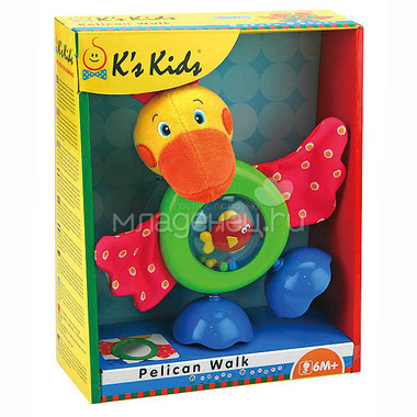 Развивающая игрушка K's Kids Прогулка Пеликана с 6 мес. 2