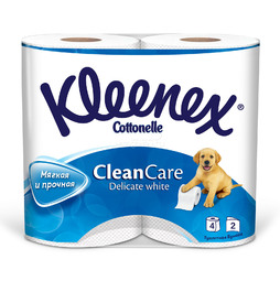Туалетная бумага Kleenex деликат (2 слоя) 4 шт