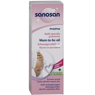 Масло от растяжек Sanosan Mama для беременных (100 мл) 1