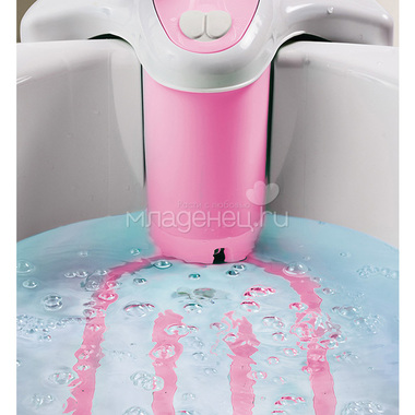 Ванночка-джакузи Summer Infant с душевым краником Lil'Luxuries, розовая 1