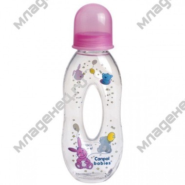 Бутылочка Canpol Babies с силиконовой соской Бублик с силиконовой соской (с 3 мес) 250 мл арт 56/200 2
