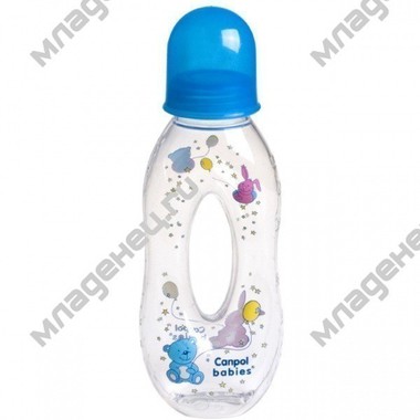 Бутылочка Canpol Babies с силиконовой соской Бублик с силиконовой соской (с 3 мес) 250 мл арт 56/200 1